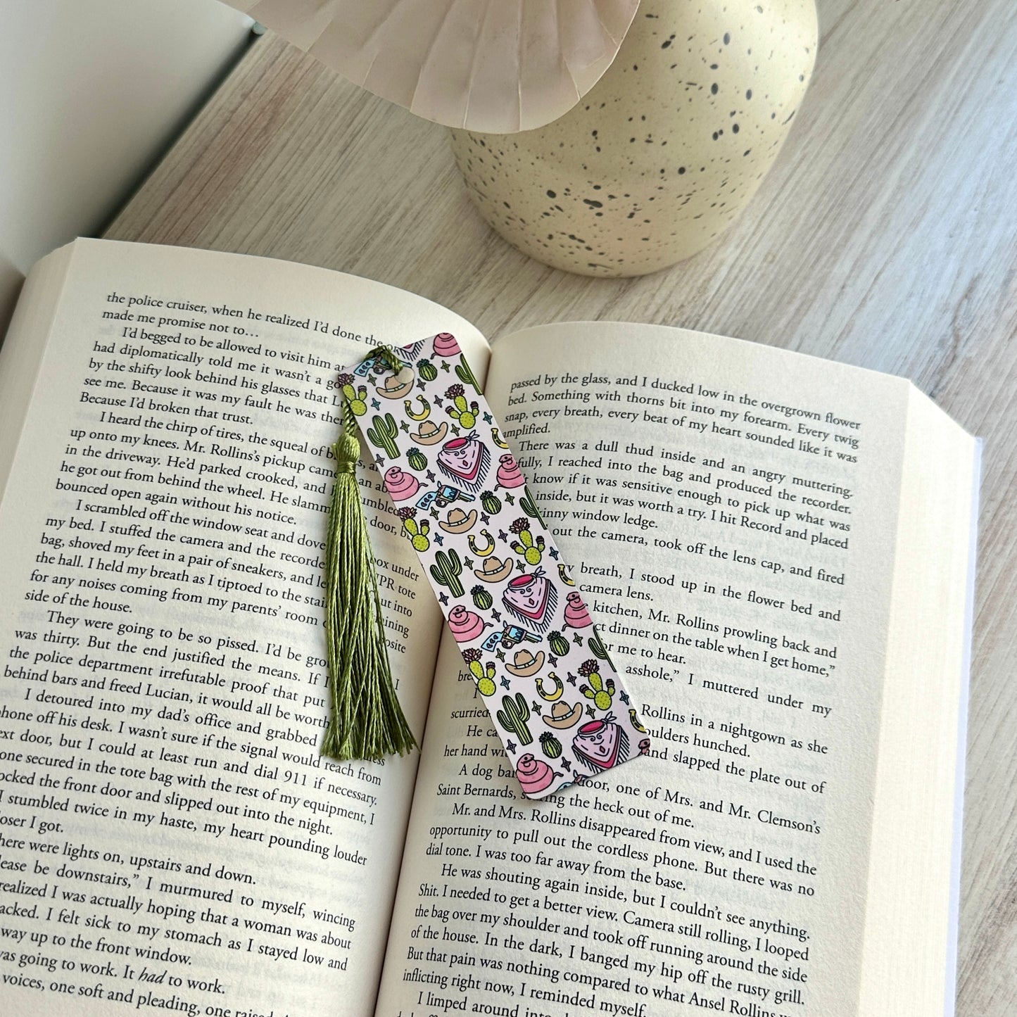 Wild West Metal Bookmark