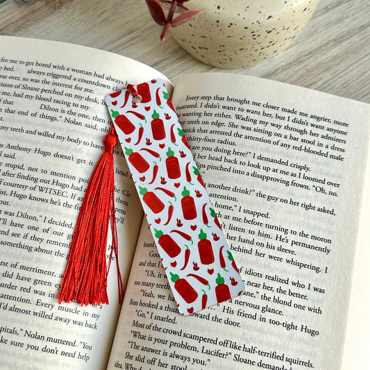 Hot Stuff Metal Bookmark