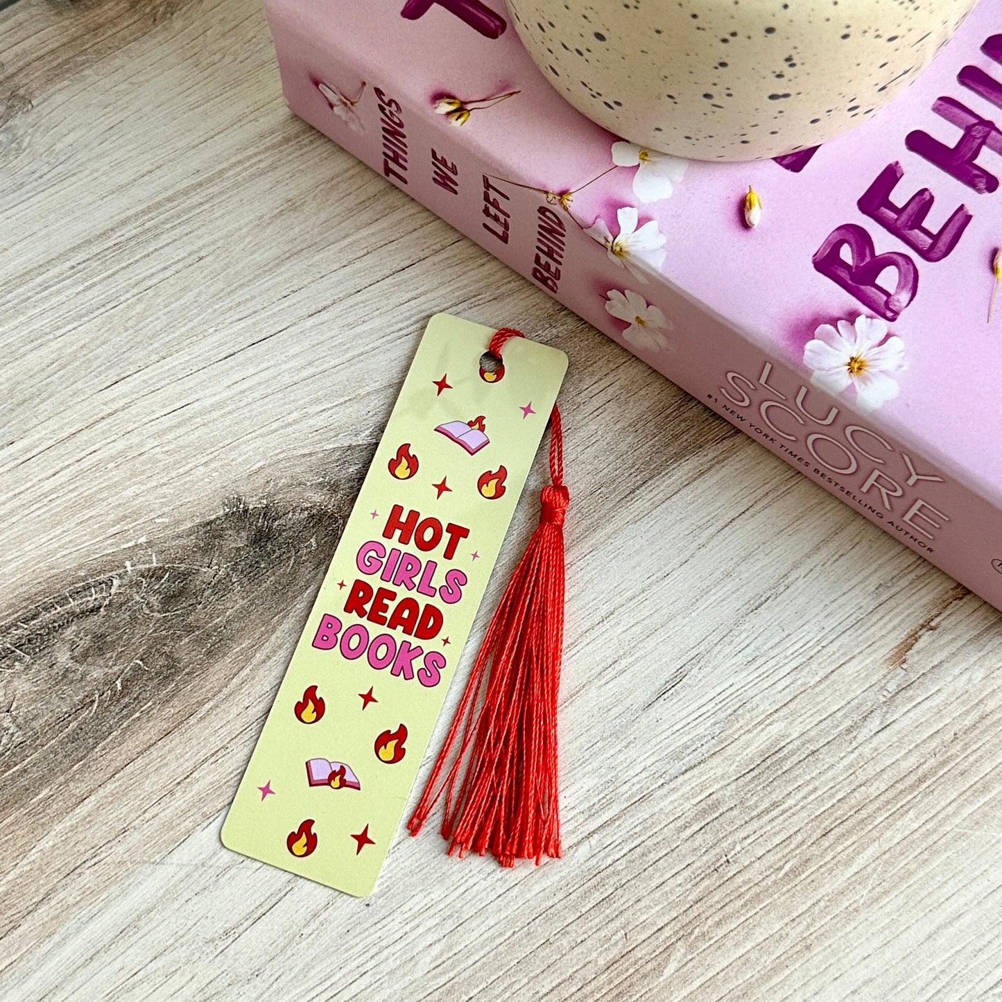 Hot Girls Read Books Metal Bookmark