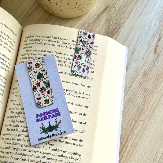 Ghosties & Plants Magnetic Bookmark