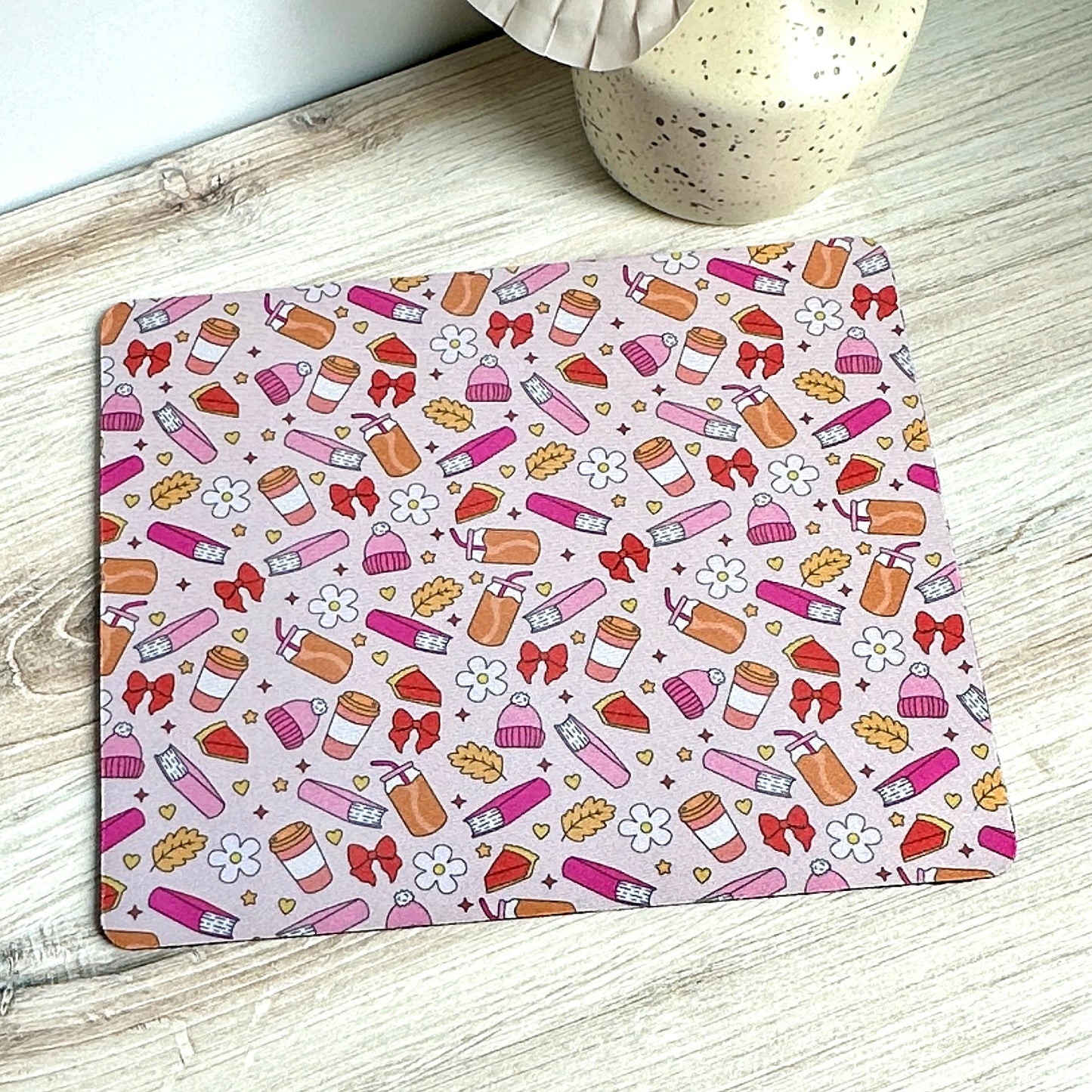 Cozy Fall Lattes Mousepad