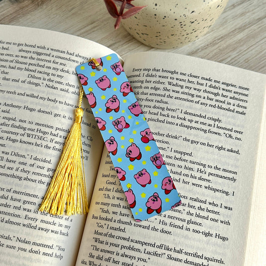 Kirby Metal Bookmark