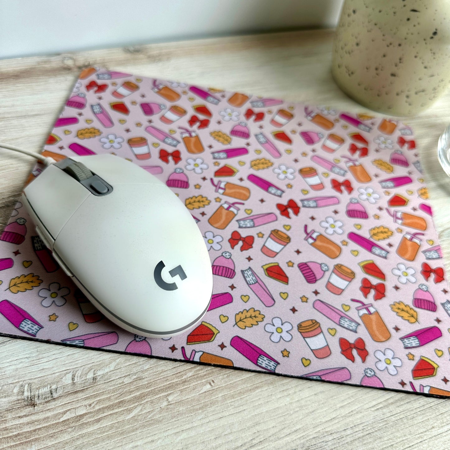 Cozy Fall Lattes Mousepad