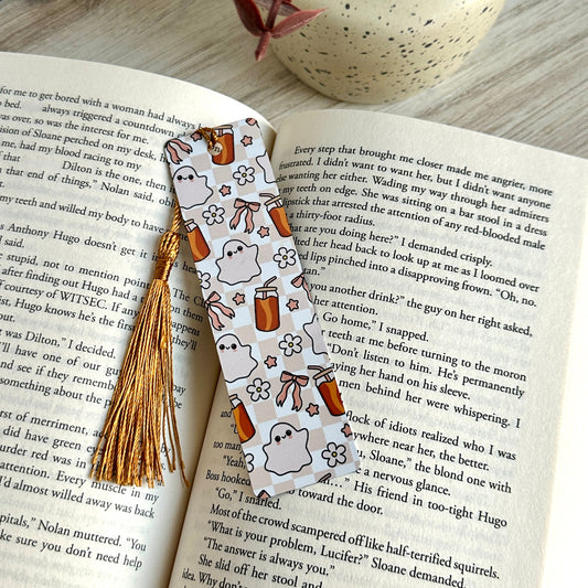 Ghosties & Iced Coffee Metal Bookmark